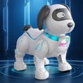 thumbnail image 6 of YingYouFu Electronic Pet Dog, Interactive Toy Dog with Leash That Walks and Lights Up with Sound Effects, Funs Mechanical Dog for PlayTimes and Entertainment, White, 6 of 6