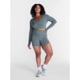 thumbnail image 2 of Athletic Works Women's ButterCore Bike Shorts, 5" Inseam, Sizes XS-XXXL, 2 of 7