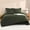 Dark Olive Green, variant on 7-Piece King Size Dark Emerald Green Solid Comforter Set, Lightweight Bedding with Comforter, Sheets, Pillowcases & Shams
