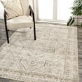 thumbnail image 4 of JONATHAN Y WASHABLE 5 x 8 Area Rug, Koda Vintage Medallion - Cream/Brown, WSH318A-5, 4 of 9