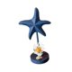 thumbnail image 2 of Decoración de estrella de mar de madera Figura de estrella de mar Arte Artesanía Adorno náutico de escritorio para Azul, 2 of 9