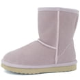 thumbnail image 2 of LostFox Women Classic Snow Boots Cow Suede Mid-calf Winter Warm Shoes Non-slip Outdoor Activities, 2 of 9