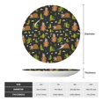 thumbnail image 2 of Gaeub Funny Sloths In The Forest Print Ceramic Plate,Dinner Plates,Bone China Decorative Plates with Display Stand,Art Ceramic Ornaments for Wall Hanging Decoration-10in, 2 of 6