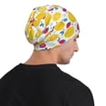 thumbnail image 5 of Naloa Strawberry Lemon Soft Beanie Hat, Knit Beanie Daily Beanie in Fine Knit for Women Men Winter Travel, Outdoor, 5 of 7