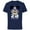 Navy, variant on Disney Mickey Mouse Football #28 Game Time Sports - Short Sleeve Cotton T-Shirt for Adults - Customized-Black