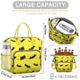 thumbnail image 5 of Yellow Halloween Bats Womens Lunch Box for Work,Insulated Large Lunch Bag for Tween and Teen,Loncheras Para Mujer,Leakproof Adult Lunch Bag for Work,Beach,Travel,Picnic,Camping, 5 of 7