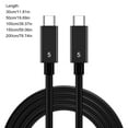 thumbnail image 5 of USB C Cable Compatible for Thunderbolt5/4/3 120Gbps Data Transfer 240W Charging, 5 of 10