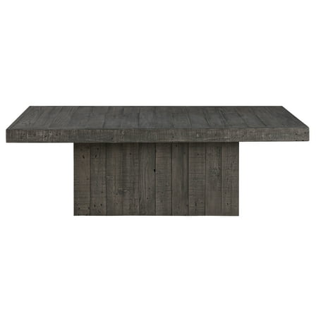 Steve Silver Colson Modern Rectangle Coffee Table with Heavy Distressing, Charcoal
