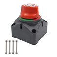 thumbnail image 1 of 275A-455A Car Battery Power Cut-Off Switch 12V-48V Disconnector ON/OFF 2 Position Isolator for Marine Boat Vehicles RV ATV UTV ,Wide Use, 1 of 5