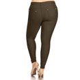 thumbnail image 3 of MOA COLLECTION Women's Plus Size Skinny Jeggings with Stretch Fabric and Pockets, 3 of 4