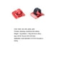 thumbnail image 2 of Eigraketly Clips de guía de carcasa de Cable para bicicletas de montaña, abrazadera de fijación de freno en forma de C, hebilla de mantenimiento de Ciclismo El plastico Eigraketly OD025973-01, 2 of 6