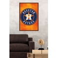 thumbnail image 2 of MLB Houston Astros - Logo 13 Wall Poster, 22.375" x 34" Framed, 2 of 2