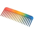 thumbnail image 6 of 3 PCS Rainbow Hair Comb, Hair Cutting Comb Salon Hair Comb, Rainbow Rat Tail Comb Portable Hair Cutting Comb Teasing Comb for Women Men Kids Various Hair Types, Multi-color, 6 of 7