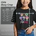 thumbnail image 5 of Girls KPop Demon Hunters Colorful Saja Boys Chibi Group Cropped T-Shirt, 5 of 8