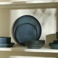 thumbnail image 4 of Stone Lain Elio 4-Piece Salad Plate Set Stoneware, Blue, 4 of 5