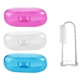 thumbnail image 1 of Royalbelle 2 Pcs/set Thumb Sleeve Toothbrush + Box Set Soft Silicone Finger Massager Brush Random, 1 of 7