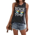 thumbnail image 2 of YI XIANG RAN Summer Beach Tanks for Women Sunglasses Beach Tank Tops Sleeveless Hawaiian Vacation Shirts, 2 of 6