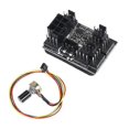 thumbnail image 2 of 3 Pin 4 Pin Fan Adapter PWM PC Chassis Cooling Fan Hub Governor 8 Way Splitter 12V Speed Controller, 2 of 5