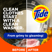 Tide Washing Machine Cleaner, Washer Machine Cleaner with Oxi for Front and Top Loader Washer Machines, Deep Cleaning Odor Eliminator, 3 Month Supply