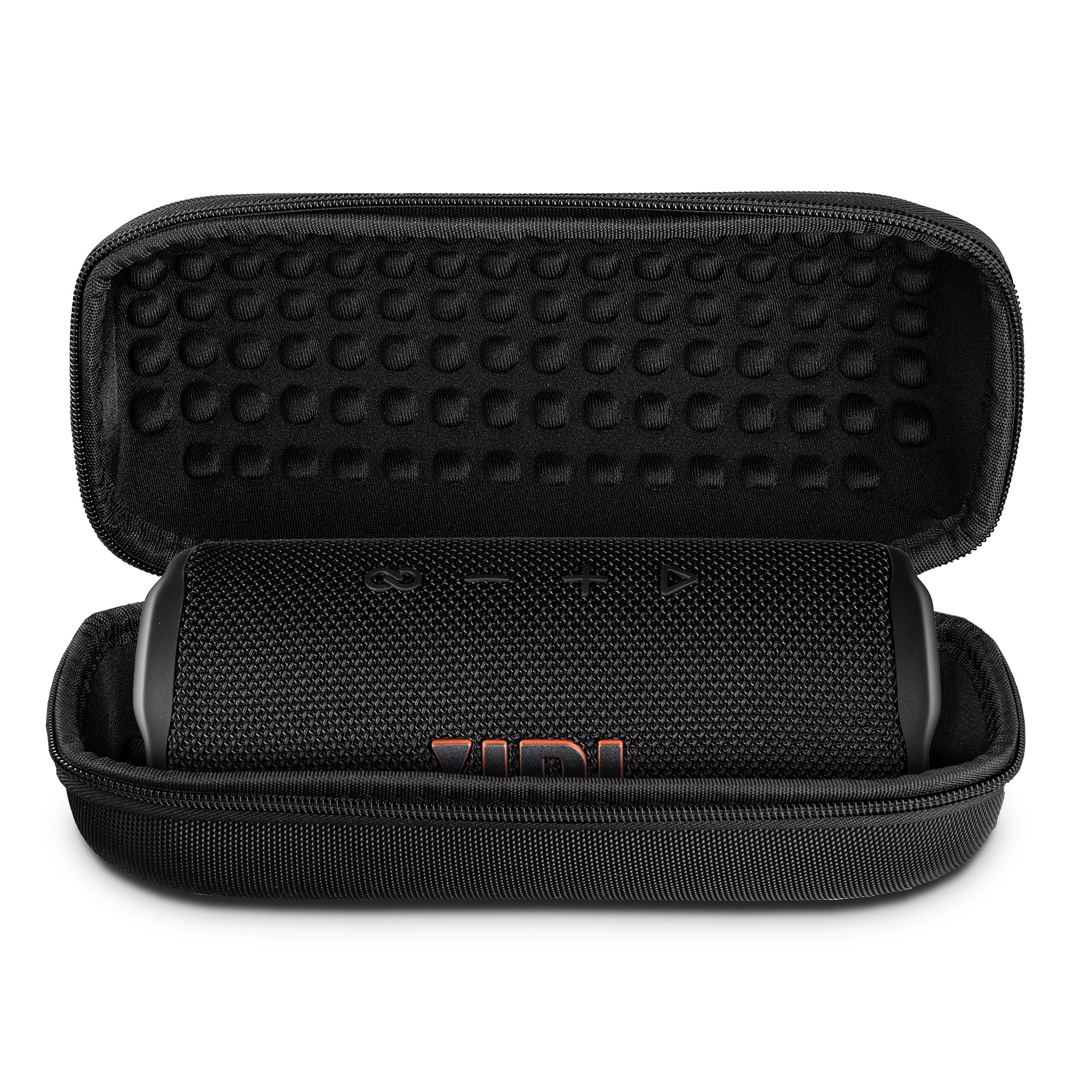 JBL Flip 6 Portable Bluetooth Speaker, IP67 Waterproof, Deep Bass, Black Bundle with Travel Case (International Model)