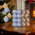 thumbnail image 6 of Twfbrm 16 Pcs Flocked Christmas Ball Ornaments 6CM/2.36in Solid Color Velvet Christmas Hanging Ornaments Boxed Shatterproof Plastic Flocking Christmas Tree Hanging Pendant for Xmas Tree Decoration, 6 of 6