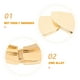 thumbnail image 2 of Brazaletes gruesos para mujer, brazaletes abiertos, brazalete geométrico minimalista Irregular, joyería para novia y mamá, 2 of 5