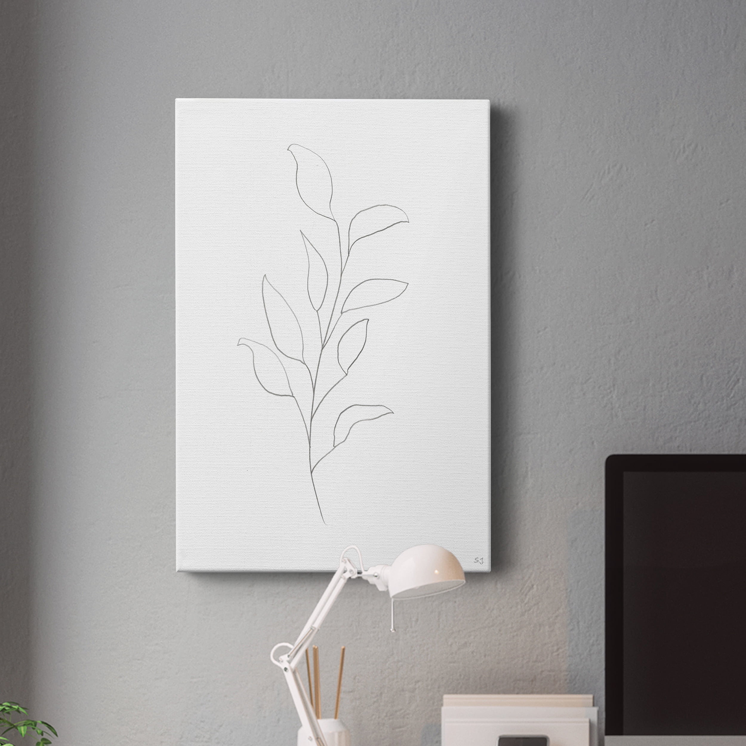 Botanical Gesture VI Premium Gallery Wrapped Canvas - Ready to Hang - 24 x 36