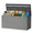 Grey, variant on EASY UP 80 Gallon Resin Deck Box, Lockable Patio Outdoor Storage Box for Furniture, Garden Tools Storage, Waterproof Outside Storage Boxes.