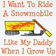 thumbnail image 2 of CafePress - A Snowmobile Like Daddy Infant Bodysuit - Baby Light Bodysuit, Size Newborn - 24 Months, 2 of 4