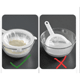thumbnail image 2 of filtro de cocina para leche de soya, café, leche, yogur, jugo, hojas de té, miel, vino Dos piezas Filtros de malla fina de cocina Paquete de 3 (120+200+300 Mesh),, 2 of 4