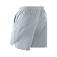 thumbnail image 4 of Miluxas Men's Casual Shorts Stretch Waistband Lightweight Walking Hiking Shorts with Pockets Gray XXXL(XXXL), 4 of 9