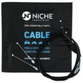 thumbnail image 3 of Niche Push Pull Throttle Cable for Kawasaki KLR650 54012-0184 519-CCB2868L, 3 of 9