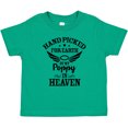 thumbnail image 3 of Inktastic Handpicked for Earth by My Poppy in Heaven with Angel Wings` Boys or Girls Baby T-Shirt, 3 of 5