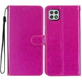 thumbnail image 6 of For Samsung A22 5G Case Bling Glitter Shiny Magnetic Closure Luxury PU Leather RFID Blocking Wallet Card Holder Hand Strap Folio Kickstand Flip Case Women Girls For Samsung Galaxy A22 5G, Rose, 6 of 7