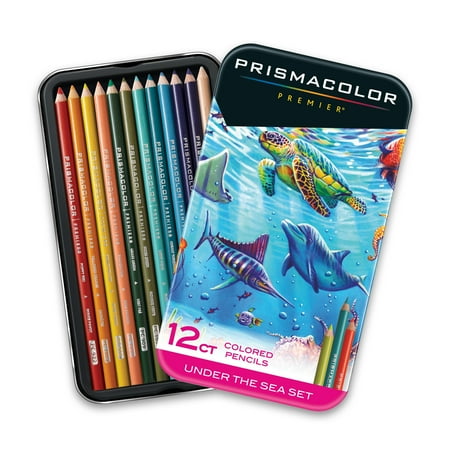 UPC: 0070735007711 | Prismacolor Premier Colored Pencils  Soft Core  Under the Sea Set  12 Count