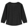 thumbnail image 5 of Kaemgyyd Toddler Girls Long Sleeve Shirts Casual Oversized V-Neck Tunic Tee Soft Crew Neck Blouses Tops 3-14 Years, 5 of 7