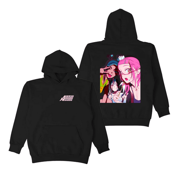 Alien Stage Merch Hoodie ALNST Off The Record Sweatshirt Anime Long Sleeves Hooded Pullover Streetwear