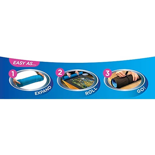 Buffalo Games - Tapete Roll-Up Puzzle, Azul Buffalo Games Buffalo Games