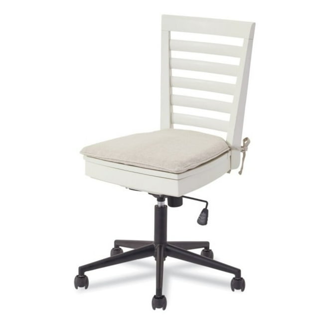 Smartstuff MyRoom Chaise de Bureau Réglable en Parchemin Blanc et Orme