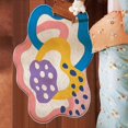 thumbnail image 1 of Decorative Home Carpet Large Area Colorful Living Room Flower Thickened Decoration Rug Non-slip Washable Floor Mat, 1 of 7