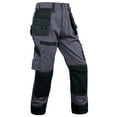 thumbnail image 2 of Notus Men's Work Safety Pants Cordura Knee Reinforced Casual Tactical Trousers Utility Tools Holster Pockets S1 Gray 38-34, 2 of 6