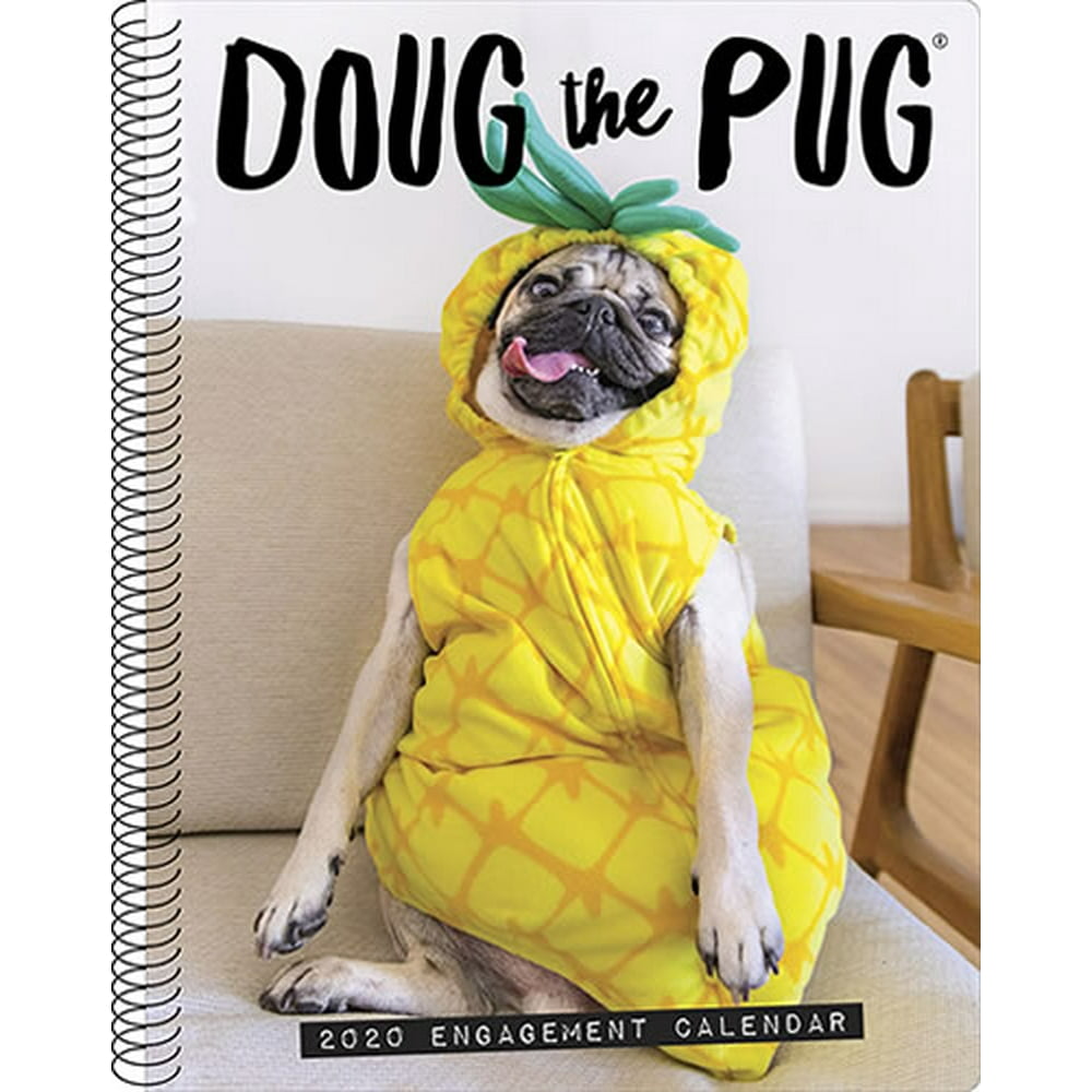 Willow Creek Press 2020 Doug the Pug Engagement Calendar