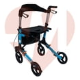 thumbnail image 3 of Andadera Rollator Plegable de Lujo | Ligera, Compacta, Frenos de Seguridad con Sistema de Bloqueo y Bolsa de Almacenamiento, 3 of 13