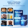 thumbnail image 3 of Fairywill Teeth Whitening Strips Kit for Sensitive Teeth - 28 Count (14 Treatments),Gentle Non-Slip White Strips, Removes Coffee & Wine Stains, Enamel Safe, 3 of 12