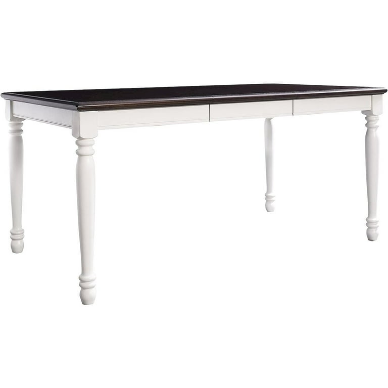 Crosley Shelby Rustic 7-Piece Expandable Dining Set in White