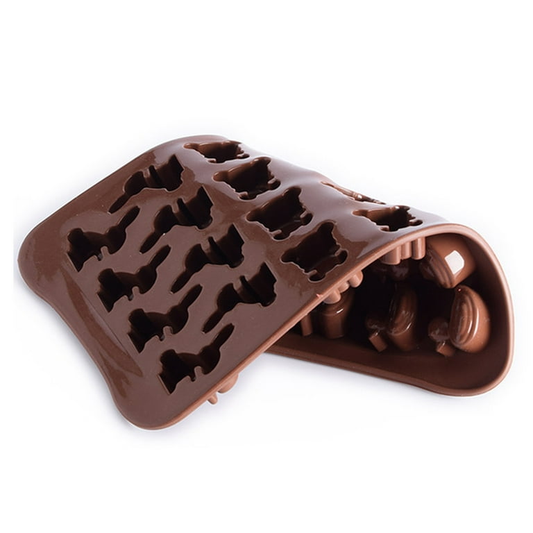 solacol Chocolate Molds Silicone Shapes 24 Holes Silicone Molds for  Chocolate, Cake, Jelly, Pudding, Multiple Shape Candy Molds Silicone Shapes Soap  Molds Silicone Shapes 