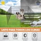 thumbnail image 4 of Valla para mascotas corral portátil plegable de metal con puerta 8 paneles 61x60 cm para perro pequeño y mediano cachorros, 4 of 7