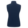 thumbnail image 2 of Women's Lightweight Fleece Softshell Vest Windproof Sleeveless Jacket Outerwear with Zipper Pockets Blue XS, 2 of 8
