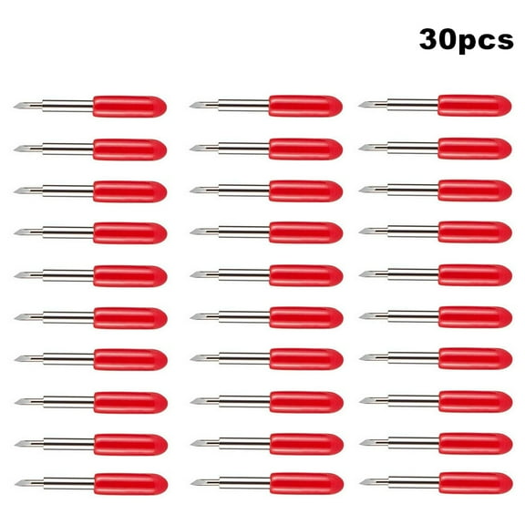HOTBEST 30 Pieces Of Cutting Blades 30°45°60° Blades Suitable For Cricut Cutting Blades Explore Air 2/Maker Vinyl Cutters Suitable For Maker Machines Replacement Blades