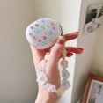 thumbnail image 2 of for Redmi Buds 4 lite Earphone Protective Cover,Cute Design Soft TPU Protective Crystal Clear Transparent Case with Bracelet Lanyard for Girls Women (Floret), 2 of 14